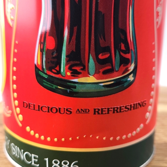 Coca-Cola metal Retro Style Holiday Straw Vault - Picture 11 of 13